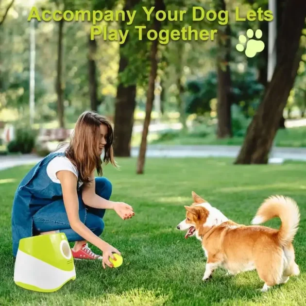Dog Tennis Ball Launcher Dogs Chase Automatic Toys Automatic Fun Interactive Machine Fun Interactive Catapult Throw Rechargable - Image 6