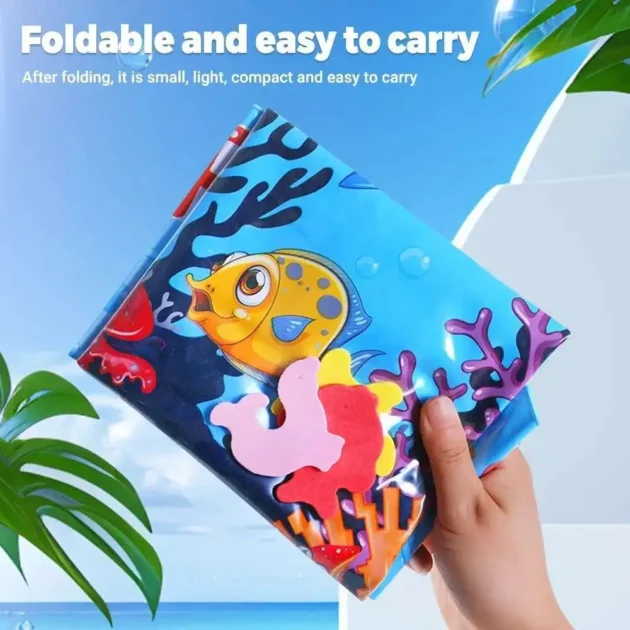 Cats Sensory Water Play Mat With Fish Thickened Inflatable Water Bed Dog Pet Play Sensory Toy Water For Pet Play Interactive Fun - Image 2