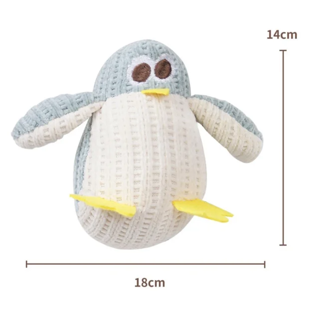 Xueer Cotton Plush Cat Toy Knitted with Catnip Bite Resistant Molar Teething Relief Interactive Pet Playtime Fighter for Cats - Image 5