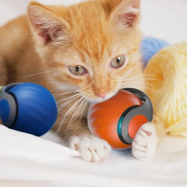 Smart Interactive Speedy Tail 2.0 Cat Toy Automatic Moving Balls for Cats And Dogs Touch Motion Rolling Toy Ball for Pet - Image 4