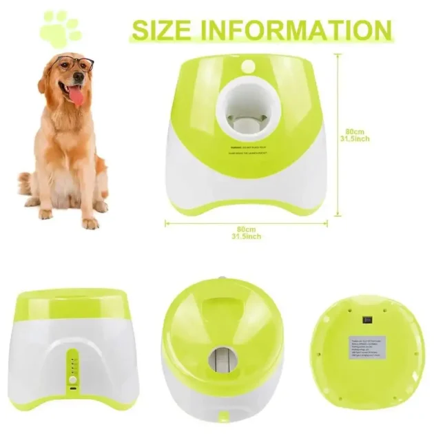 Dog Tennis Ball Launcher Dogs Chase Automatic Toys Automatic Fun Interactive Machine Fun Interactive Catapult Throw Rechargable - Image 3