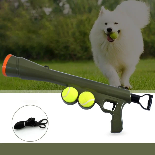 Durable Dog Ball Launcher for Outdoor Play - ABS Telescoping Rod (62-143cm), Promotes Fitness & Reduces Destructive Behavior - Image 2
