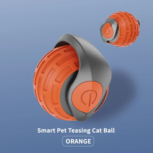 Smart Interactive Cat Toys Ball Auto Electric Rolling Ball Toys for Cat Kitty Pet Automatic Training USB Rechargeable Cat Toy - Image 5