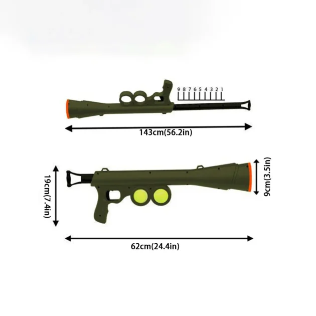 Durable Dog Ball Launcher for Outdoor Play - ABS Telescoping Rod (62-143cm), Promotes Fitness & Reduces Destructive Behavior - Image 6