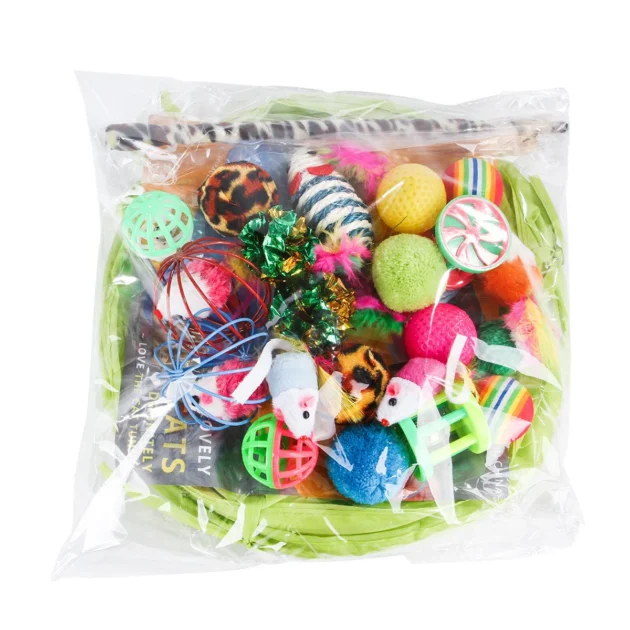 Professional Cat Toy Combination Set 15-25PCS Meet Your Cat's Play Needs Hot Selling Interactive Toys for Kittens And Cats - Image 6