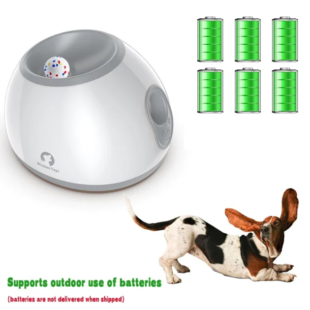 Automatic Ball Launcher for Dogs, 3 Adjustable Distances (3/6/9m), ABS Material, Indoor/Outdoor Play - Image 6