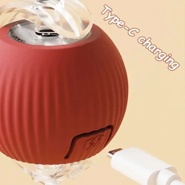 Smart Dog Interactive Ball Toys Automatic Rolling Ball Rechargeable Electric Pet Interactive Toy Dog Cat Training Imitate Mouse - Image 5