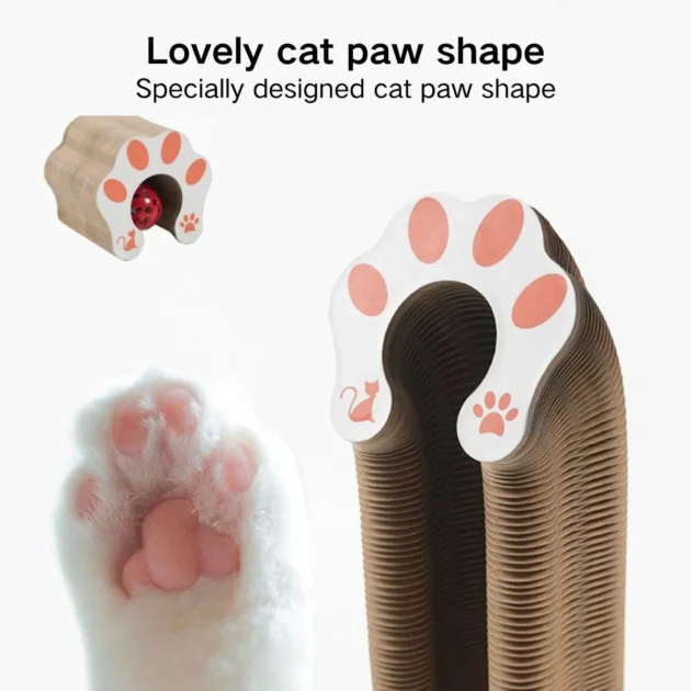 Pet Toy Magic Organ Foldable Cat Cardboard Scratcher Scratch Pad Paper Board Toy For Cat Scratchers - Image 6
