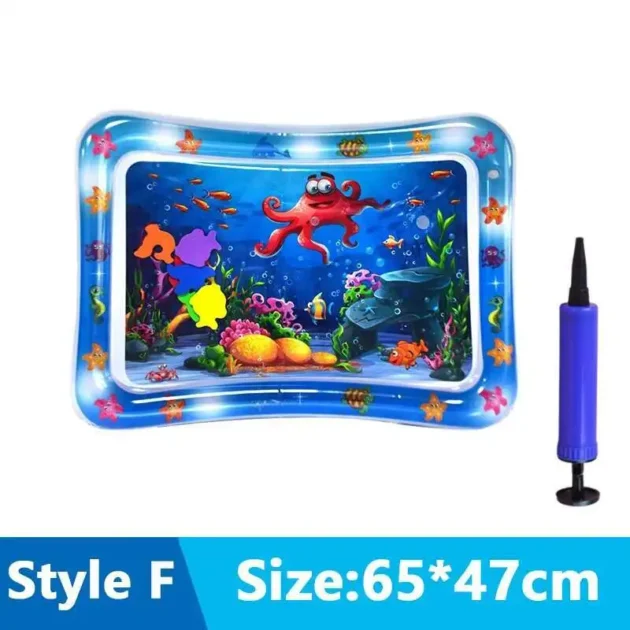 Cats Sensory Water Play Mat With Fish Thickened Inflatable Water Bed Dog Pet Play Sensory Toy Water For Pet Play Interactive Fun - Image 6