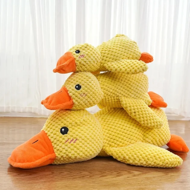 Dog Toy Stomping Duck Bite Resistant Grinding Teeth Cleaning Large Dog Interactive Entertainment Puppy Boredom Pet Plush Toy - Image 6